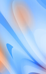 Abstract background with colorful gradient. Vibrant graphic wallpaper with stripes design. Fluid 2D illustration of modern movement.