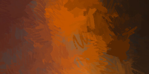 Wall art. Unique and creative illustration. Brush stroked painting. Abstract background of colorful brush strokes. Brushed vibrant wallpaper. Painted artistic creation.