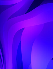 Abstract background with colorful gradient. Vibrant graphic wallpaper with stripes design. Fluid 2D illustration of modern movement.