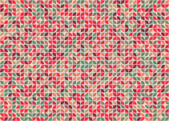 Abstract Geometric Pattern generative computational art illustration