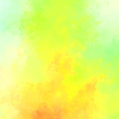 Painted composition with vibrant brush strokes. Textured colorful painting. Paint brushed wallpaper.