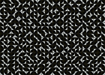 Abstract Geometric Pattern generative computational art illustration