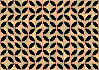 Abstract Geometric Pattern generative computational art illustration