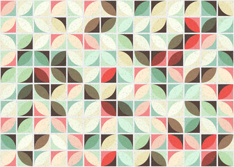 Abstract Geometric Pattern generative computational art illustration