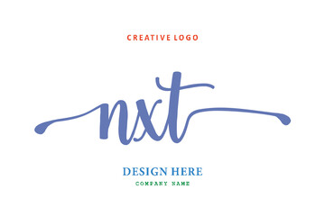 NXT lettering logo is simple, easy to understand and authoritative