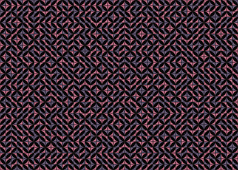 Abstract Geometric Pattern generative computational art illustration