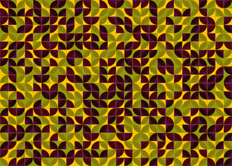 Abstract Geometric Pattern generative computational art illustration