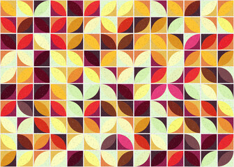 Abstract Geometric Pattern generative computational art illustration