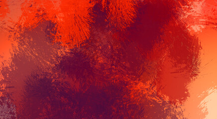 Brushed Painted Abstract Background. Brush stroked painting. Artistic vibrant and colorful wallpaper.