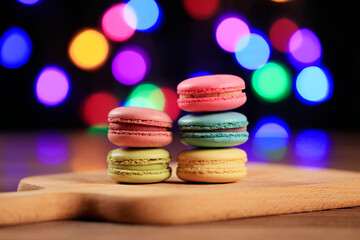 Macarons in every color