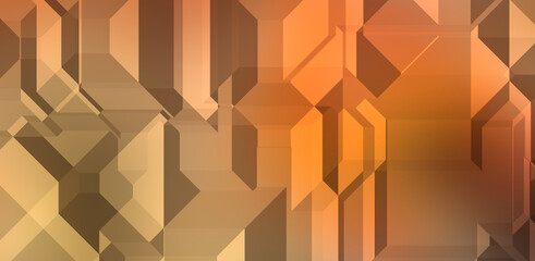 Polygonal background. Colorful wallpaper with geometric design. Digital 3d illustration.