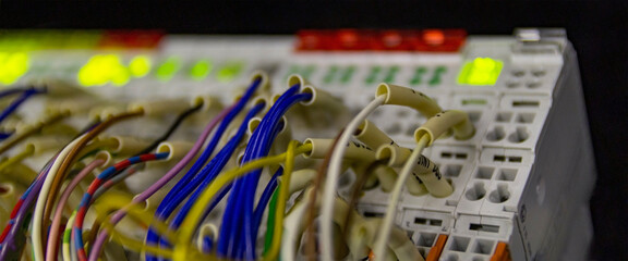 Terminal of control . Control panel assembly with wire and terminal box, ground terminal,personal...