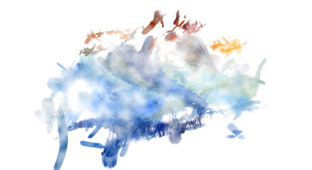 Brushed Painted Abstract Background. Brush stroked painting. Artistic vibrant and colorful wallpaper..