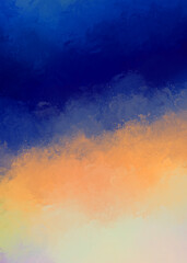 Brushed Painted Abstract Background. Brush stroked painting. Strokes of paint. 2D Illustration.