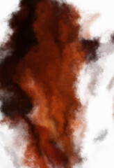 Watercolor painted background. Abstract Illustration wallpaper. Brush stroked painting. 2D Illustration.