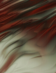 Fluid abstract background with colorful gradient. 2D illustration of modern movement.