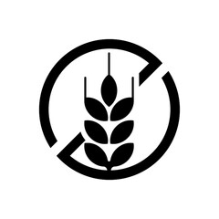 Gluten Free Icon Vector Symbol Illustration