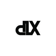 dlx letter original monogram logo design