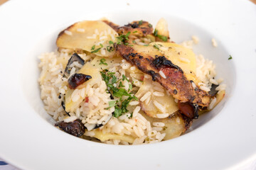 Apulia bread as an appetizer
