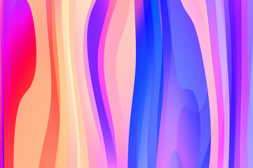 Naklejka na ściany i meble Abstract background. Colorful wavy design wallpaper. Creative graphic 2d illustration. Trendy fluid cover with dynamic shapes flow.