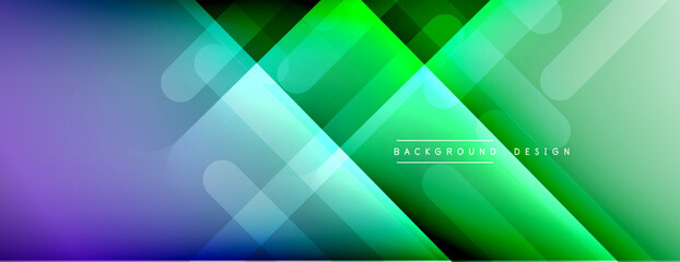 Dynamic lines abstract background. 3D shadow effects and fluid gradients. Modern overlapping forms