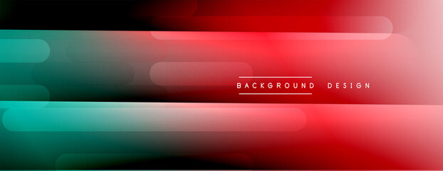 Dynamic lines abstract background. 3D shadow effects and fluid gradients. Modern overlapping forms