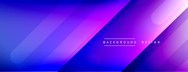 Dynamic lines abstract background. 3D shadow effects and fluid gradients. Modern overlapping forms