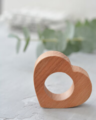 Wooden napkin rings for table setting. Unusual form napkin holders from oak wood. Table decor.