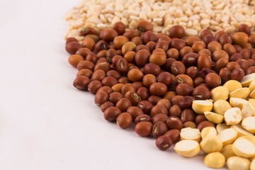 Set of spices, top view stock photo