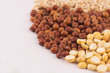 Set of spices, top view stock photo