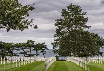 Cimetière américain de Colleville-sur-Mer, Normandie, France
