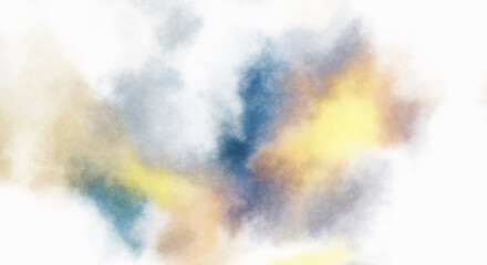 Watercolor painted background. Abstract Illustration wallpaper. Brush stroked painting. 2D Illustration.