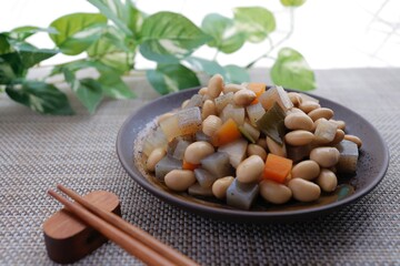 五目豆　大豆料理