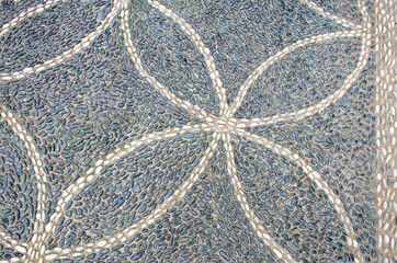 Beautiful background mosaic of stone