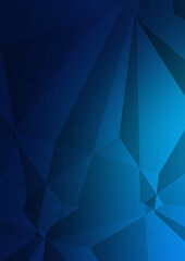Obraz premium Polygonal background. Colorful wallpaper with geometric design. Digital 3d illustration.