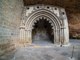 monastery of san juan de la peña located in the province of huesca and where the kingdom of aragon was formed