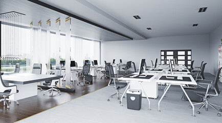 modern office interior design concept