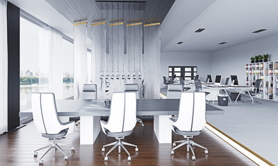 modern office interior design concept