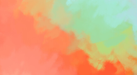 Brushed Painted Abstract Background. Brush stroked painting. Artistic vibrant and colorful wallpaper.