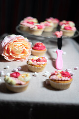 cookies on a plate, Cupcake