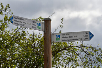 wanderwegweiser aulheimer tal
