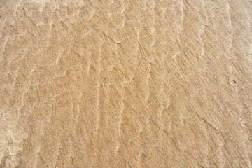 Texture du sable sur la plage