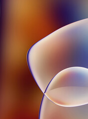 Abstract background. Fluid color gradient waves, with dynamic motion. Neon colorful abstract design of light waves. Illustration For Wallpaper, Banner, Background, Card, Book Illustration, website.