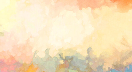 Watercolor painted background. Abstract Illustration wallpaper. Brush stroked painting. 2D Illustration.