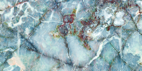 Blue Marble texture background floor decorative stone interior. natural pattern of marble background, Surface rock stone with a pattern of Emperador marbel, Close up of blue abstract texture.