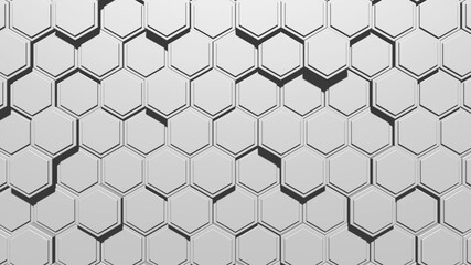 Hintergrund - weiße Wabenstruktur