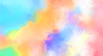Brushed Painted Abstract Background. Brush stroked painting. Artistic vibrant and colorful wallpaper.