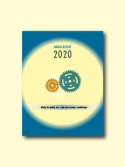 Annual report, relate, place in a favorable light, report, news