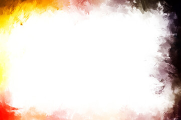 Obraz premium Modern art. Brushed Painted Abstract Background. Brush stroked painting. Strokes of paint. 2D Illustration.´