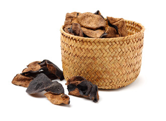 Chen pi on white background